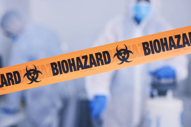 Professional Biohazard technician working in Weston, NJ